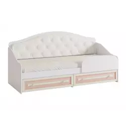 МебельСон Кровать Алиса, белый/крем Детские кровати