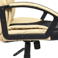 Tetchair Twister [Иск. кожа черный / оранжевый 36-6/14-43] Кресла руководителя