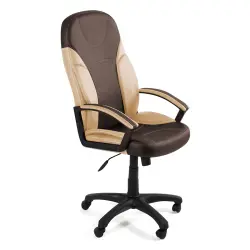 Tetchair Twister [Иск. кожа черная + бордо] Кресла руководителя