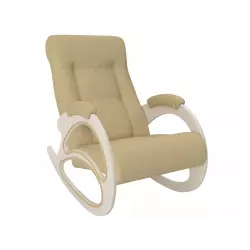Мебель Импэкс Кресло-качалка Матера, венге/ваниль (велюр) Кресла качалки