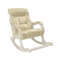 Мебель Импэкс Кресло-качалка Комфорт Модель 77 [Verona Vanilla, велюр] [Венге] Кресла качалки