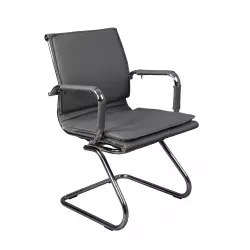 Бюрократ CH-993-LOW-V [Иск. кожа слоновая кость] Офисные стулья