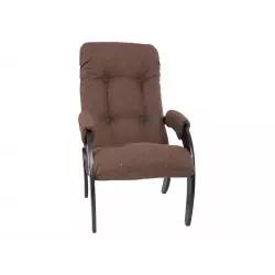 Мебель Импэкс Кресло для отдыха Комфорт Модель 61 [Verona Antrazite Grey, велюр] [Венге] Кресла