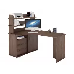 Мэрдэс Компьютерный стол Голиаф, СР-165, Левый, венге / карамель Компьютерные столы