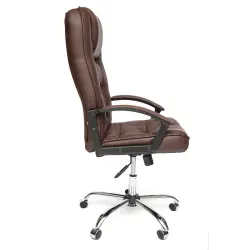 Tetchair CH9944 хром [Иск.кожа коричневая PU 36-36] Кресла руководителя