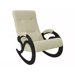 Мебель Импэкс Кресло-качалка Блуа, дуб шампань/коричневый (велюр) Кресла качалки