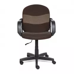 Tetchair BAGGI [Иск. кожа черная / ткань бежевая] Офисные кресла