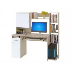 Сокол КСТ-11.1 [Дуб Сонома / Белый] Компьютерные столы