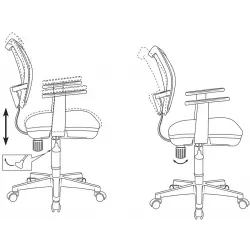 Бюрократ CH-797AXSN [26-25 серый] Офисные кресла