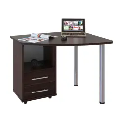 Сокол 00-00011394 Компьютерный стол КСТ-120, Правый, дуб сонома / белый Письменные столы
