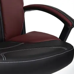 Tetchair Twister [Иск. кожа черная + красная] Кресла руководителя