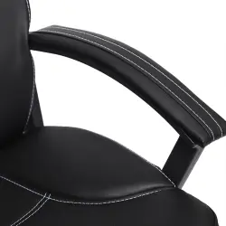 Tetchair Twister [Иск. кожа черная + бордо] Кресла руководителя
