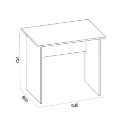 Сокол СПР-02 [Белый] Письменные столы